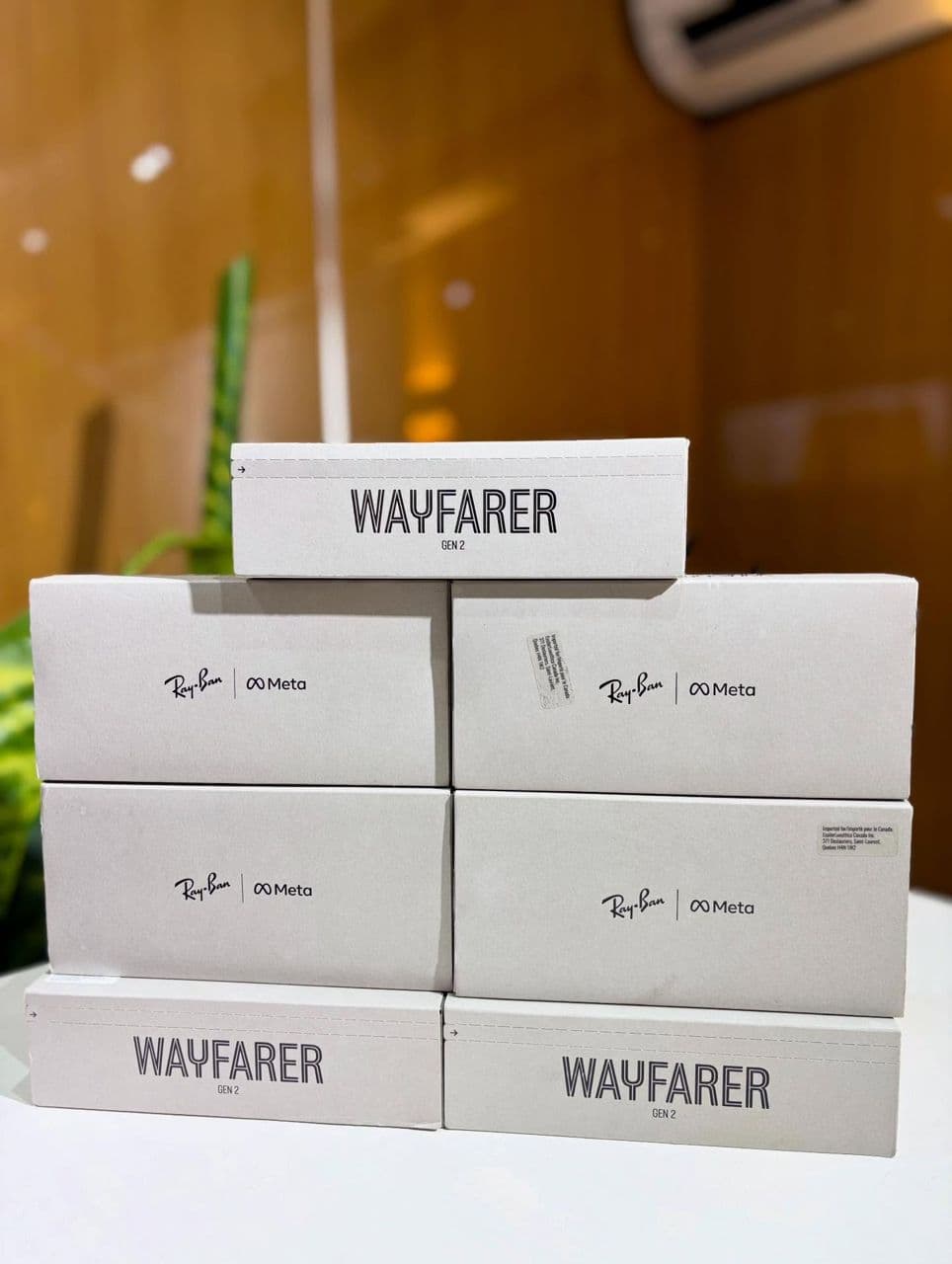 Meta rayban wayfarer glass